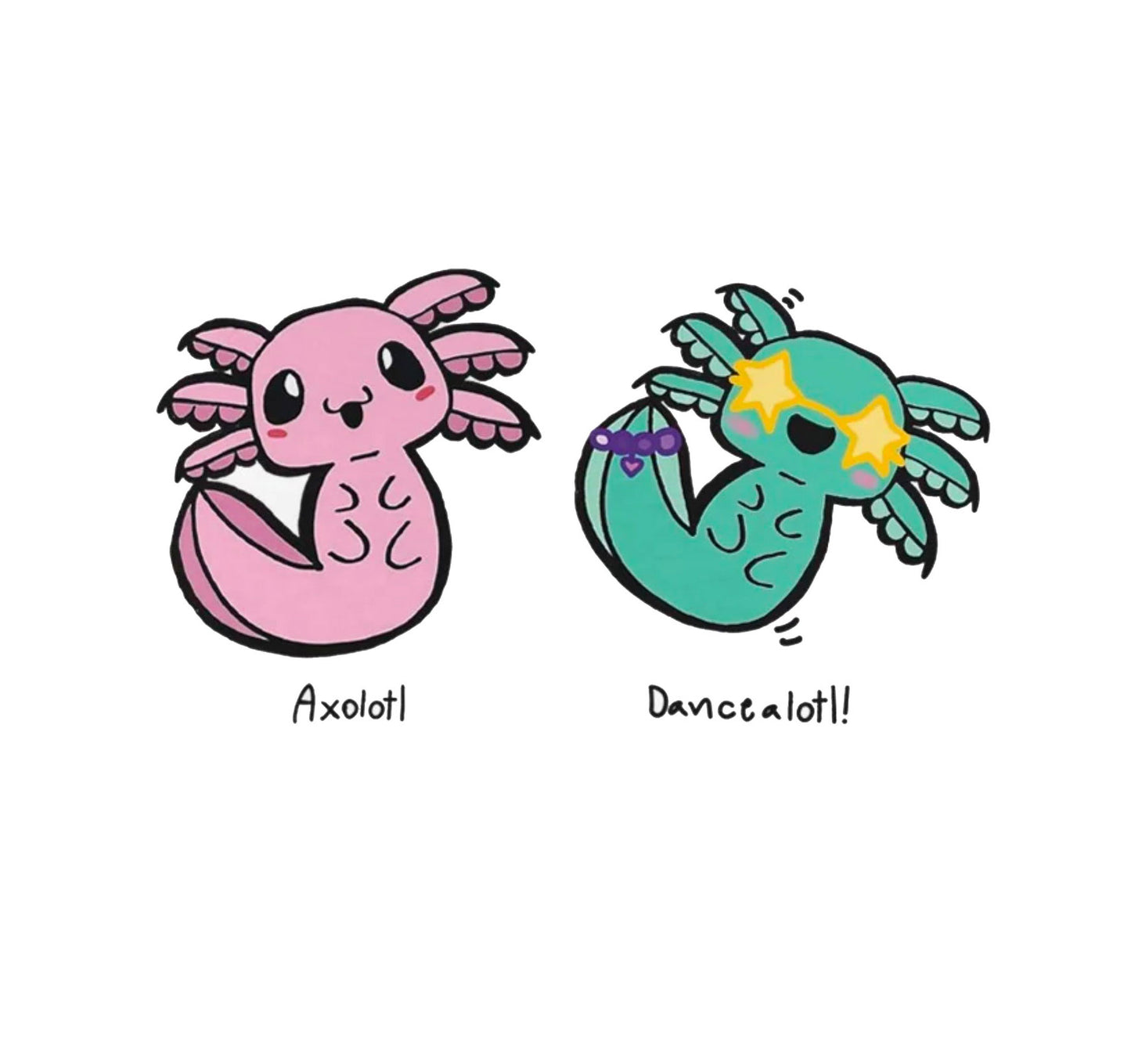 Axolotl Dancealotl | kids t-shirt